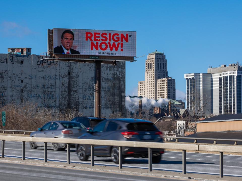 cuomo resign billboard