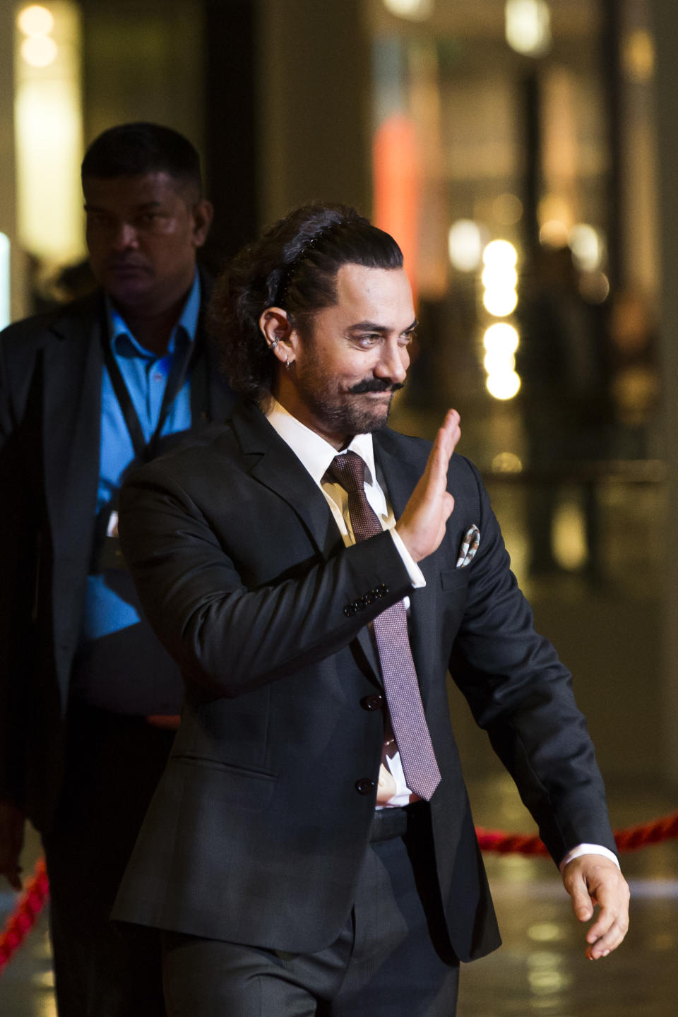 Bollywood star Aamir Khan in Singapore (Photo: Marina Bay Sands)