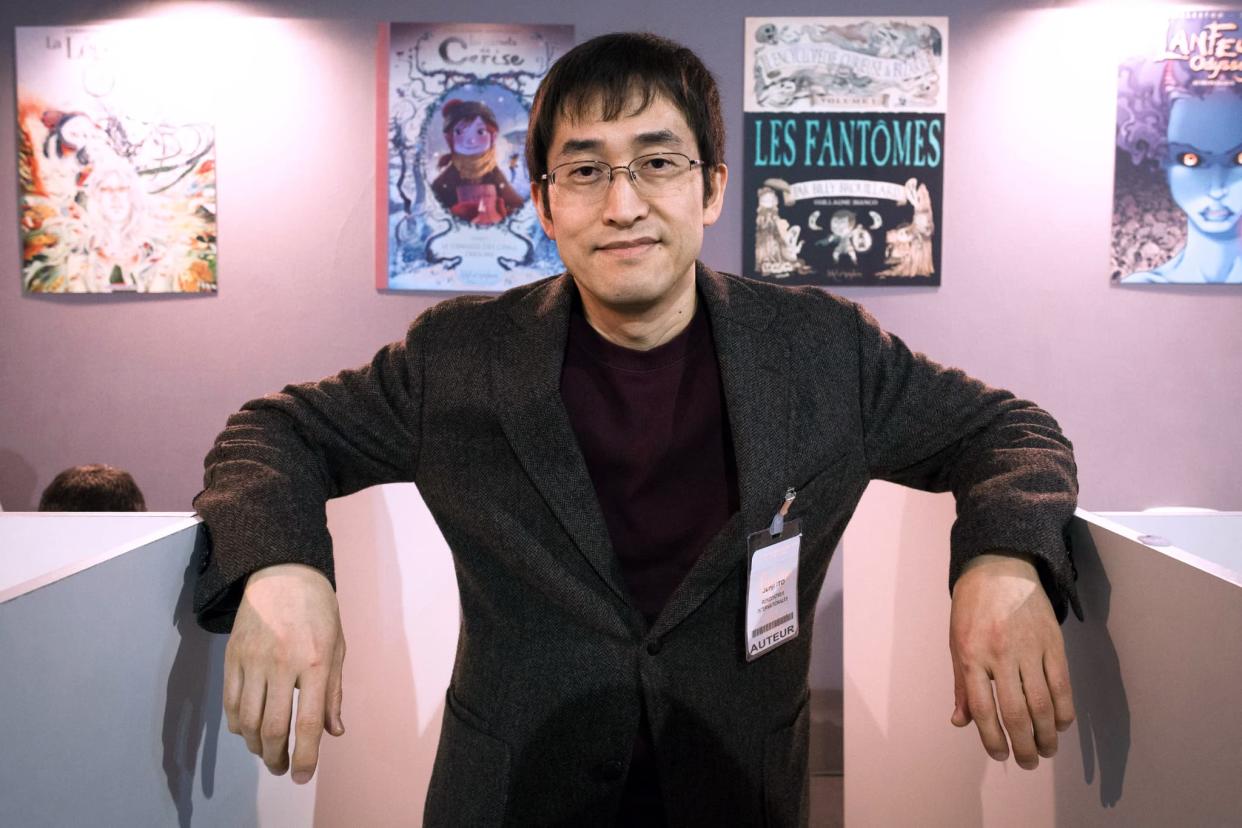 Le mangaka Junji Itō au festival d'Angoulême en 2015 - Pierre Duffour / AFP