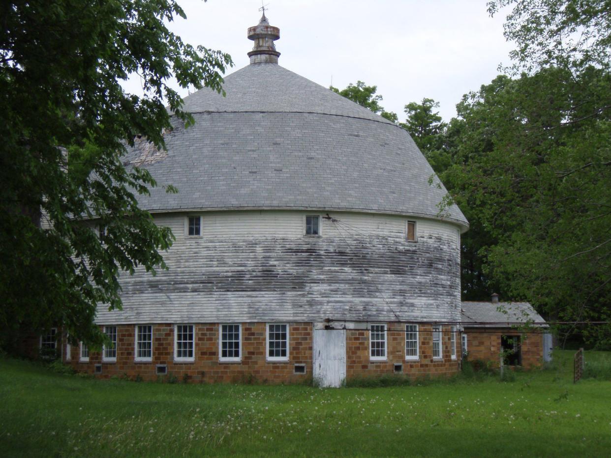 Sparre Barn in Nowthen, Minnesota, listed on the National Register of Historic Places.