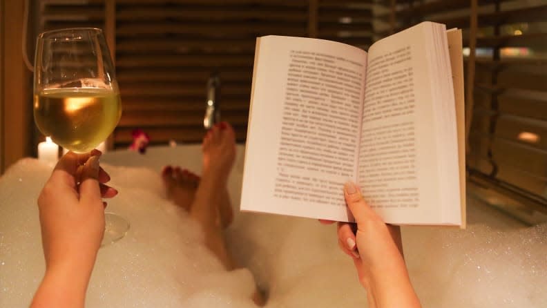 Grab your latest read and head to the tub.