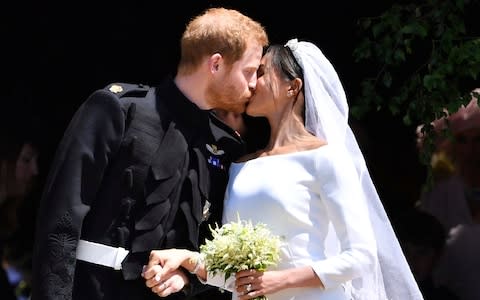 Wedding plans closely resemble those of Prince Harry and Meghan Markle - Credit: AFP