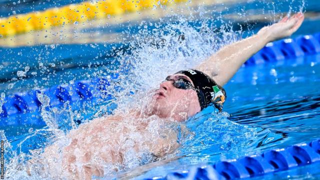 DuBois' Beers ends career with personal-best swim