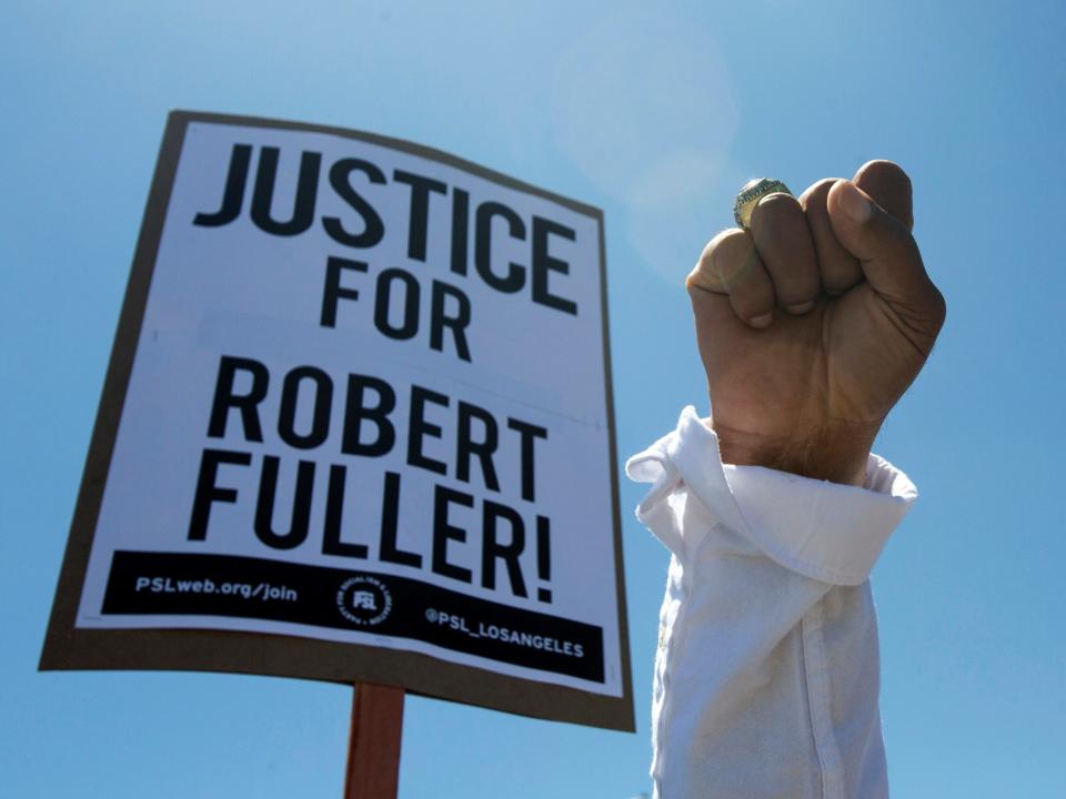 Robert Fuller Black Lives Matter protest Palmdale