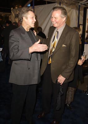 Christopher Walken and Jon Voight at the Hollywood premiere of Dreamworks' Catch Me If You Can