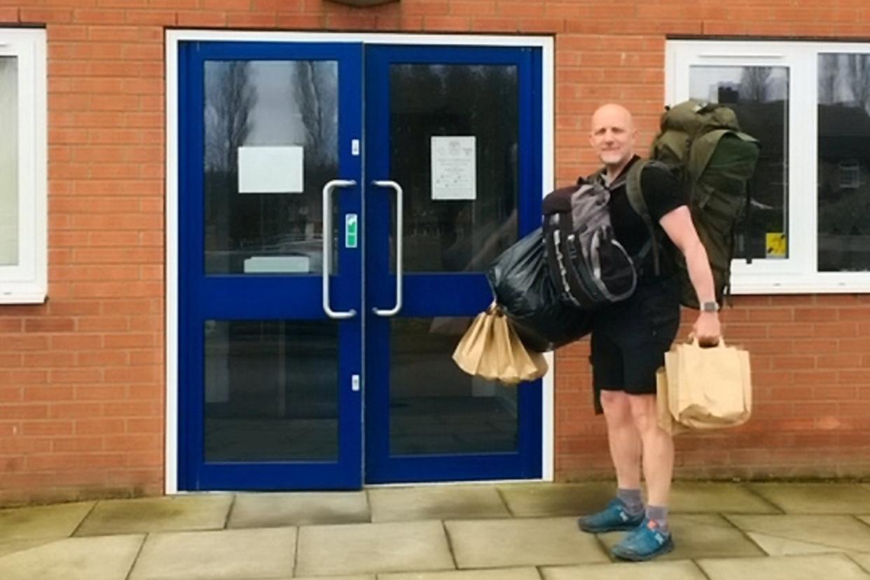 Zane Powles walks five miles each day to deliver lunches to children: SWNS