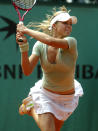 Maria Kirilenko of Russia during her 6-2, 7-6, defeat by Anna-Lena Groenfeld of Germany in the third round of the 2006 French Open in Paris, France on June 2, 2006 (Photo by Cynthia Lum/WireImage)