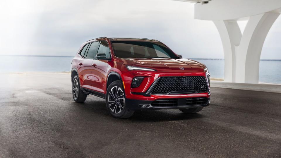 2025 buick enclave painted red