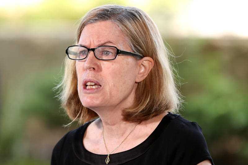 NSW Chief Health Officer Dr Kerry Chant speaks during a press conference in Sydney.