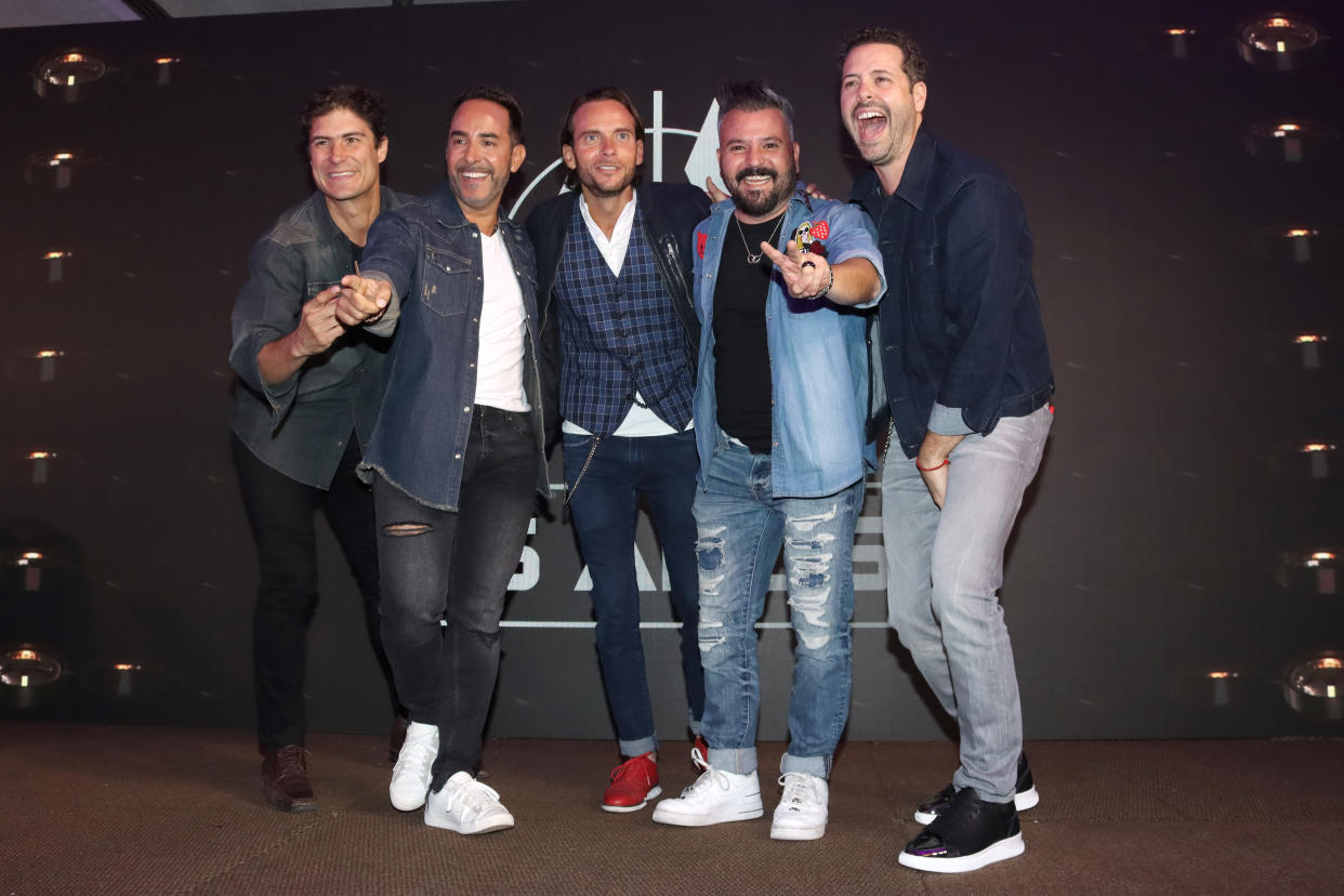 Alex Sirvent, Hector Ugarte, Elías Chiprout, Rodrigo Sieres, y Daniel Merlo de 'Mercurio' en el 2021. (Photo by Medios y Media/Getty Images)