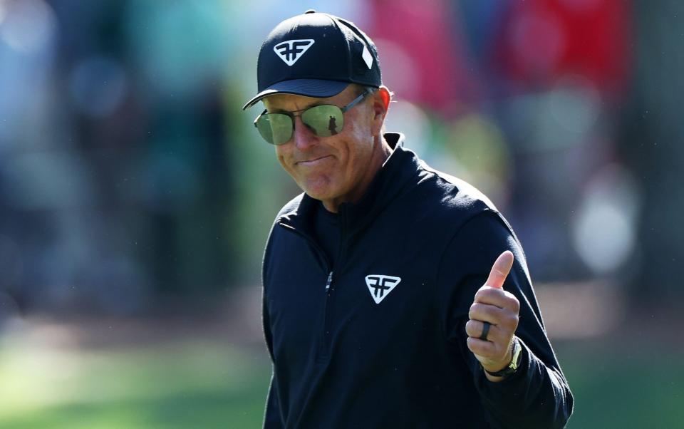 Flashing that trademark goofy grin behind his aviators, Phil Mickelson was behaving and playing as if it were 2004 - Shutterstock/Justin Lane 