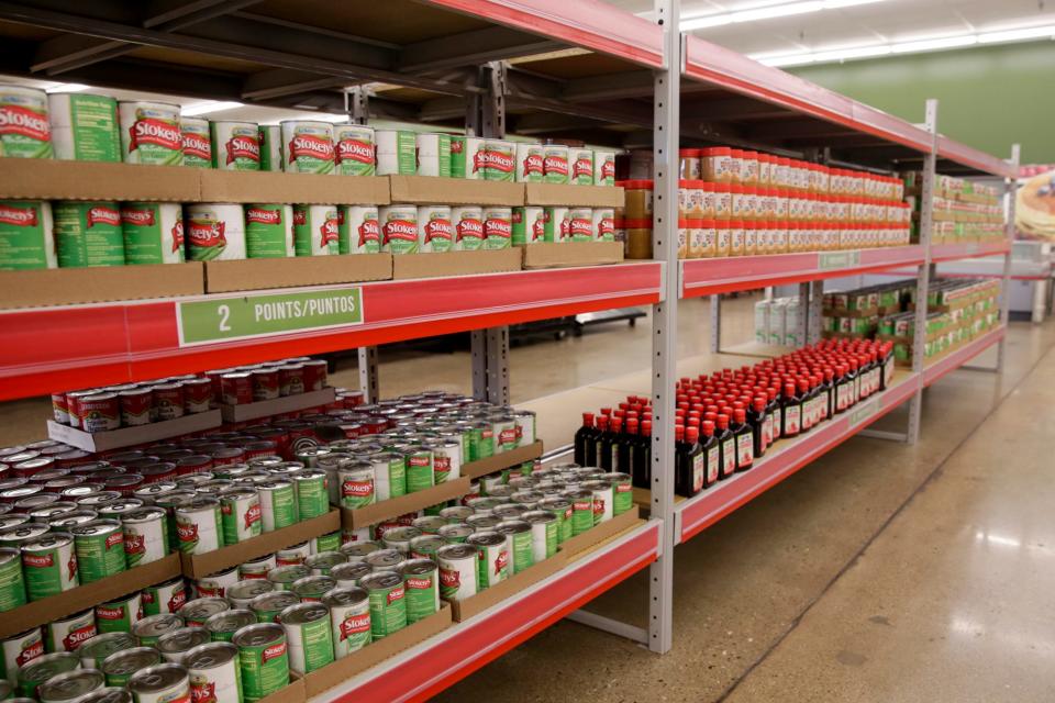 Inside the Food Finders Food Bank Fresh Market, 2200 Elmwood Ave., Thursday, Dec. 3, 2020 in Lafayette.