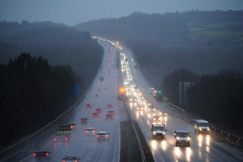 The warmer weather follows a forecast of heavy rain a gusty winds that hit the UK over Easter (PA Wire)