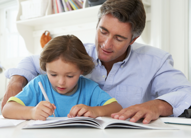 Helping kids with their homework is a rite of passage for parents (Picture: Rex)