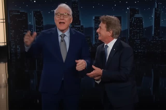 <p>ABC</p> Steve Martin and Martin Short on 'Jimmy Kimmel Live'