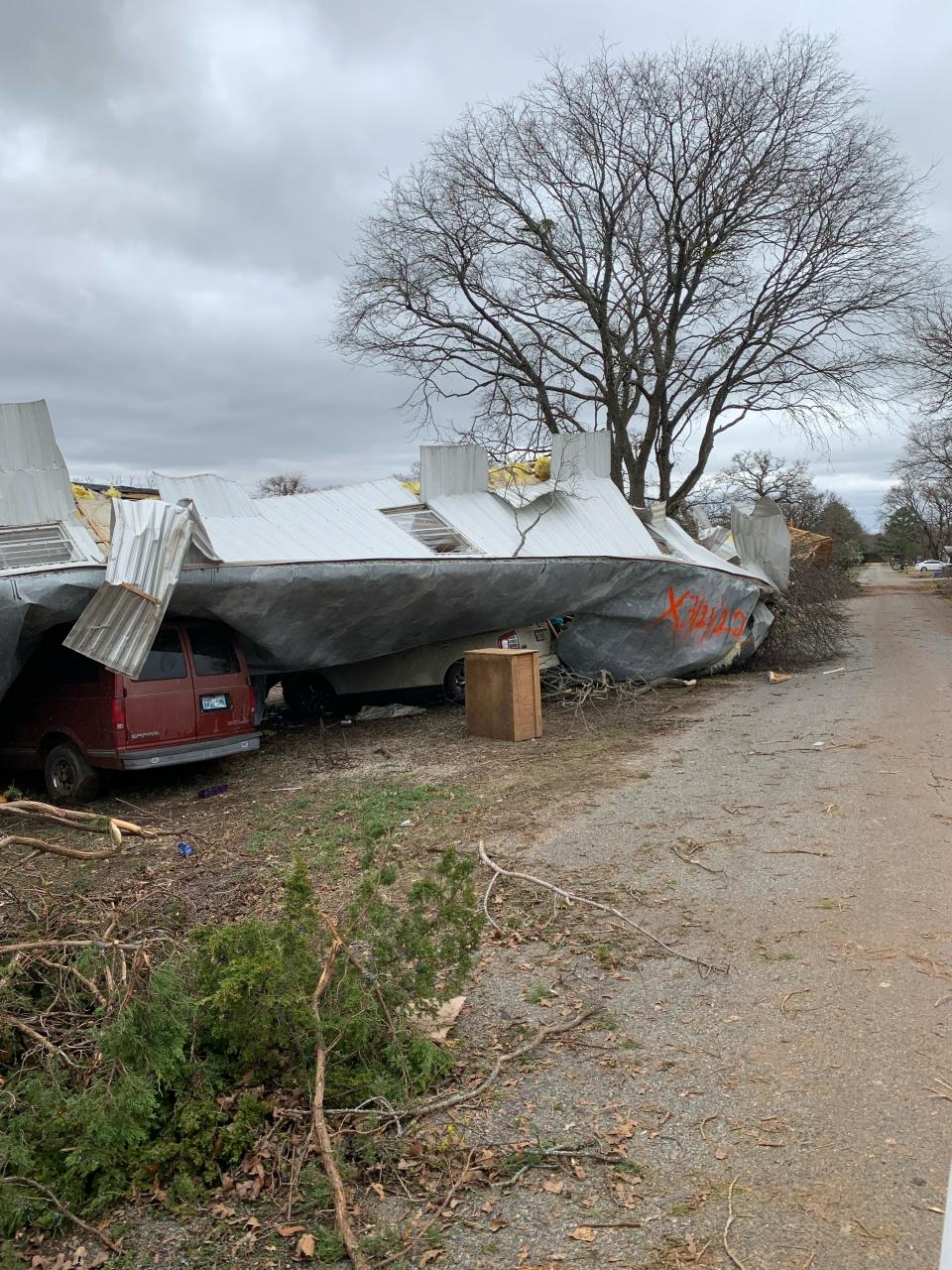 County commissioners are working with local residents to help assess damage from Monday, March 21 storms. A tornado in the Sherwood Shores and Gordonville area is believed to have damaged 40-60 structures in the area.