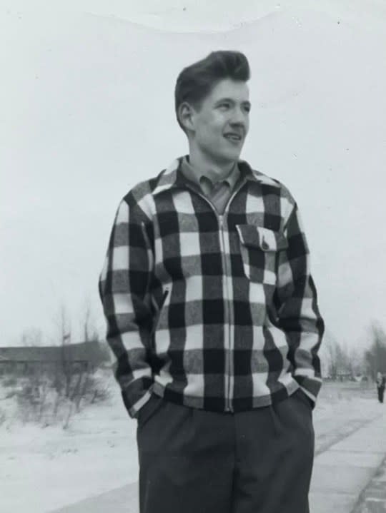 An undated photo of Bill Hassinger in high school (Courtesty: Linda Blakkan)