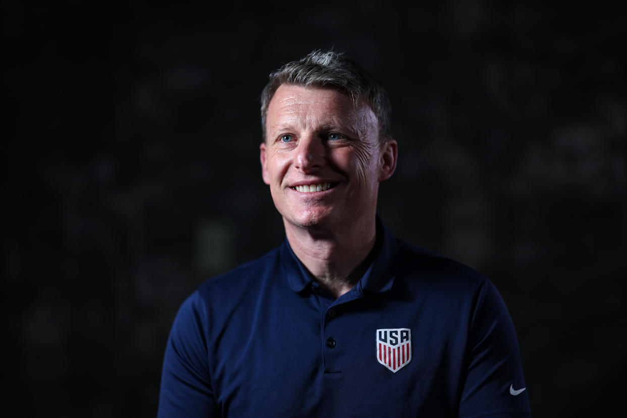 U.S. Soccer sporting director Matt Crocker has begun interviewing candidates for the USMNT coaching job. (Photo by Patrick Smith/USSF/Getty Images for USSF)
