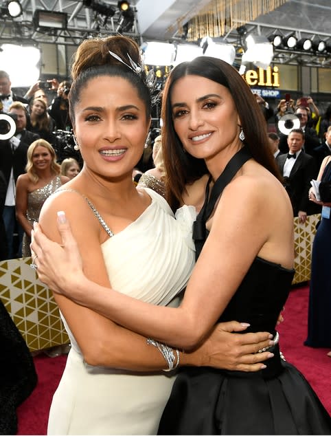 Salma Hayek and Penélope Cruz