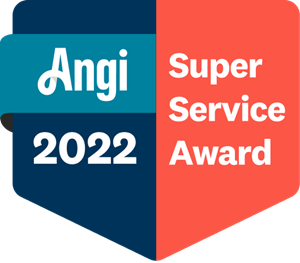 Look for the badge indicating Super Service Award winners when searching for your next project on Angi.