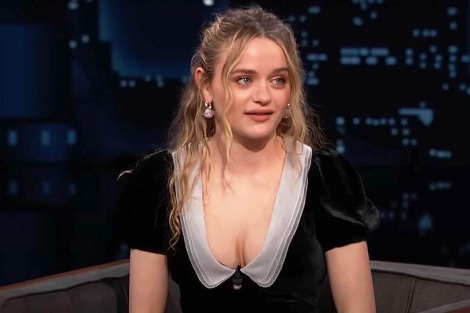 <p>Jimmy Kimmel Live/YouTube</p> Joey King