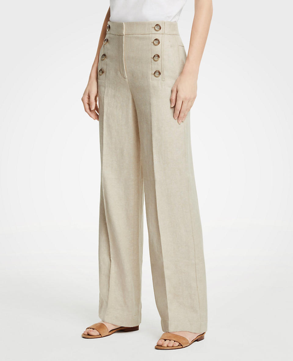 Wide Leg Sailor Pants