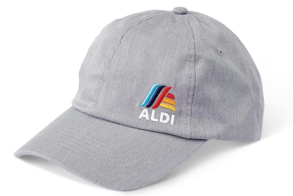 gray Aldi baseball cap