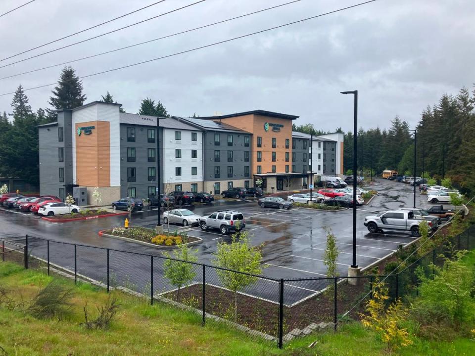 WoodSpring Suites in Olympia.