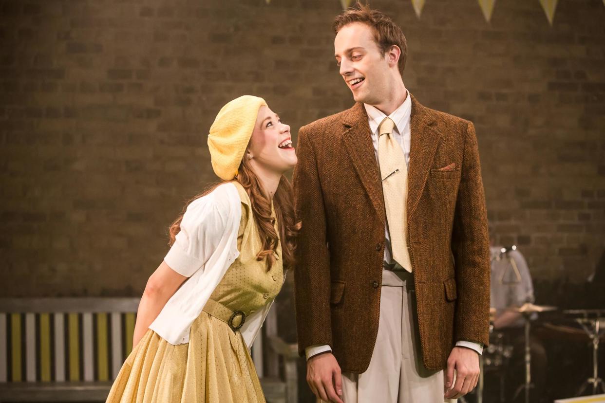 Dressing to impress: Lowri Hamer and Laurie Denman as Jane and TIm: Scott Rylander