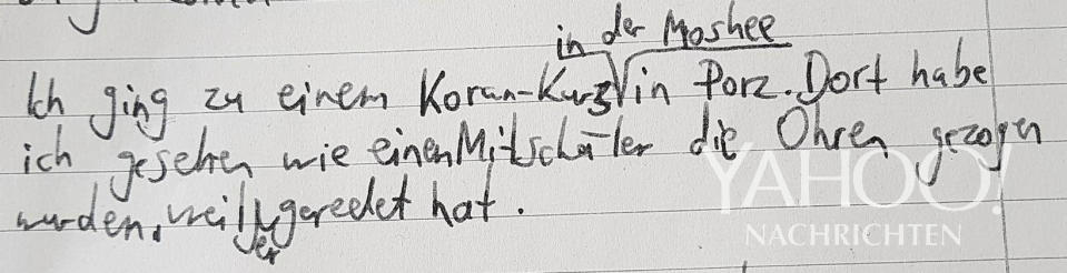 Diesem Aufsatz zufolge gehört das Ziehen an den Ohren zu den Strafen im Koranunterricht in Köln-Porz