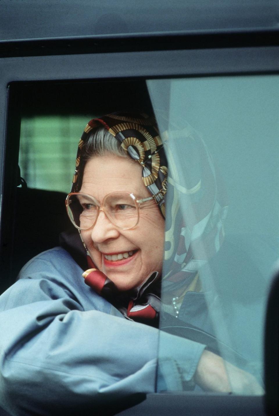 47)  The Queen isn't required to have a driver's license.