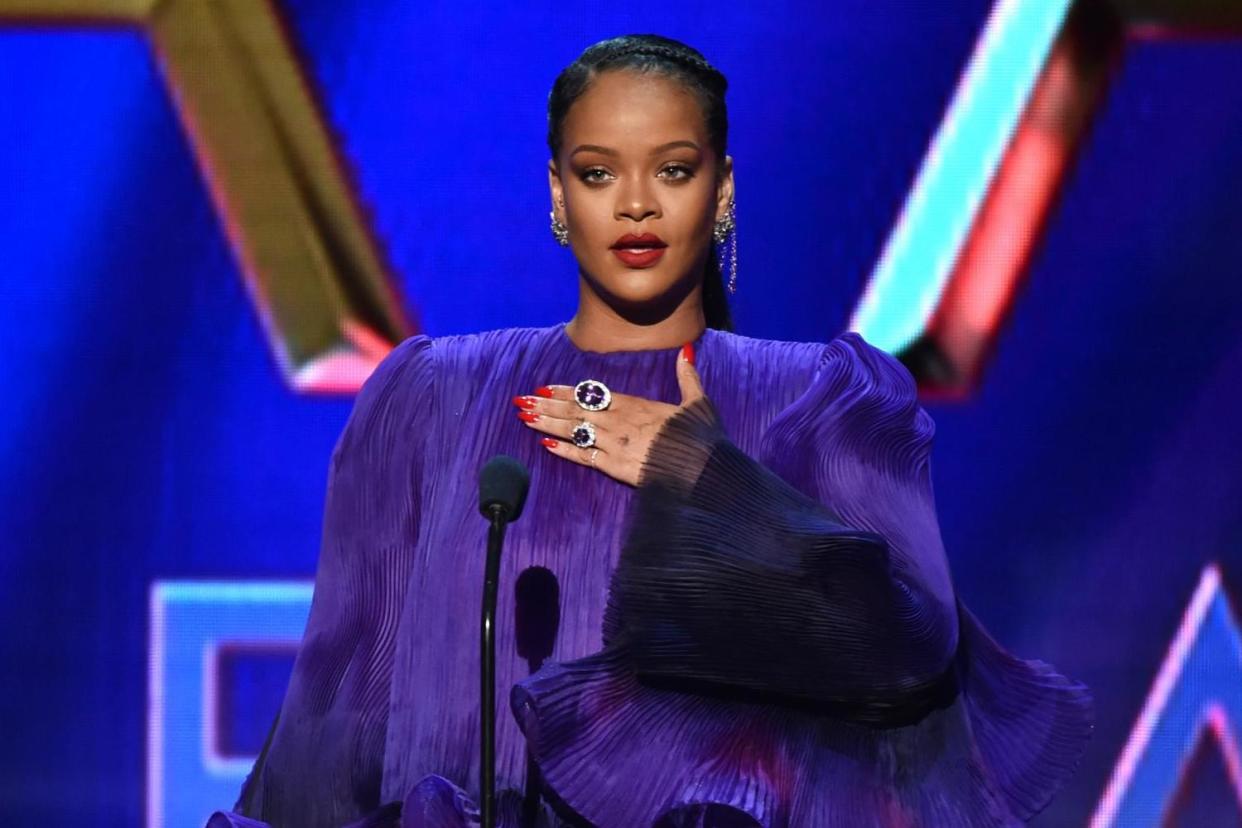 Rihanna at the 51st NAACP Image Awards on 22 February 2020 in Pasadena, California: Aaron J Thornton/Getty Images for BET