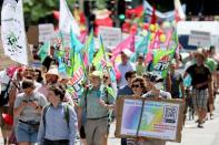 Protests ahead of G7 summit, in Munich