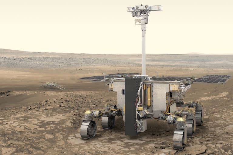 El vehículo ExoMars que viajará al Planeta Rojo