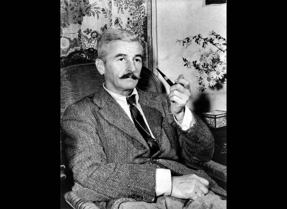 Always impeccably groomed and dressed to impress, Faulkner's image was made all the more grand because of his fine mustache. His iconic pipe wouldn't have the same kind of character without his neat whiskers. The whole ensemble makes the Southern Gothic scribe a true poet patrician.