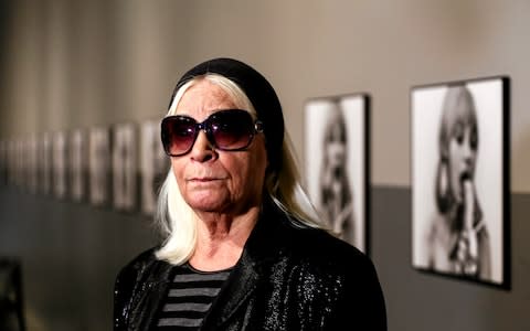 Natalia LL in front of her work 'Consumer Art' at the Centre for Contemporary Art in Warsaw, 2015 - Credit: AGENCJA GAZETA/REUTERS