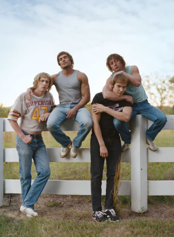 The Von Erich brothers: <em> David, Kevin, Mike (Stanley Simon) and Kerry. </em><p>Photo: Eric Chakeen/Courtesy of A24</p>