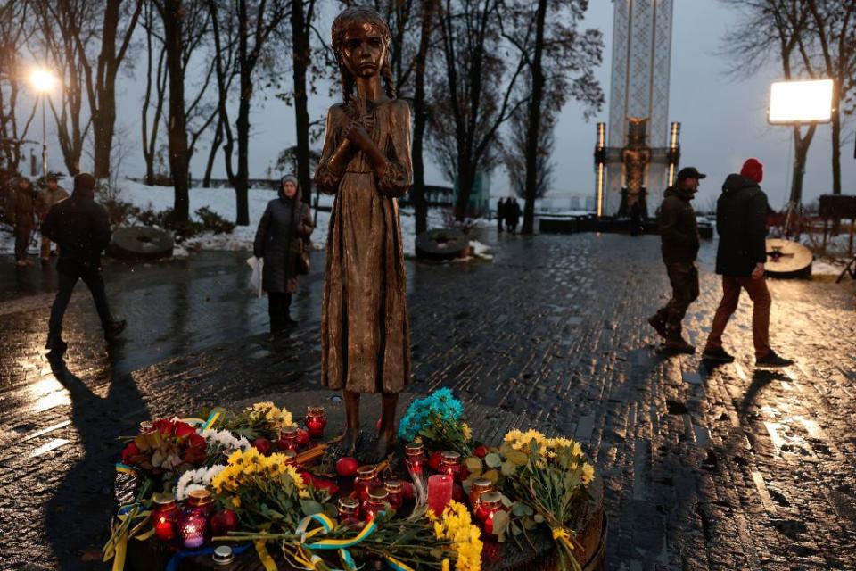 The Holodomor Genocide Museum on Nov. 26, 2022, in Kyiv. (Photo: Jeff J Mitchell/Getty Images)