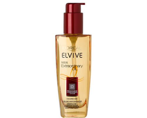 <b><a href="http://www.boots.com/en/LOreal-Elvive-Extraordinary-Oil-UV-Filter-for-All-Hair-Types-100ml_1262085/" rel="nofollow noopener" target="_blank" data-ylk="slk:L’Oreal Elvive Extraordinary Oil, £9.99;elm:context_link;itc:0;sec:content-canvas" class="link ">L’Oreal Elvive Extraordinary Oil, £9.99</a></b><br>A new generation of hair oils have revolutionised haircare and our stand out product is this oil that mends, smoothes and protects. If your hair’s dry, flyaway or just generally lackluster, this oil will bring it back to its soft, shiny best.