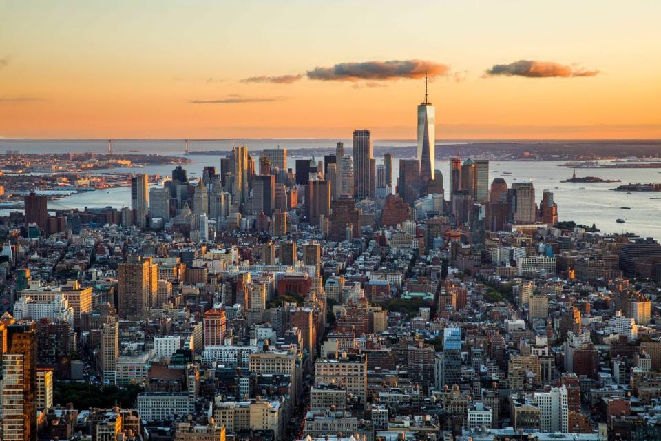 New york is large. Нью-Йорк Сити Манхэттен 1967. New York Manhattan Panoramic. Нью-Йорк Манхеттен жара.