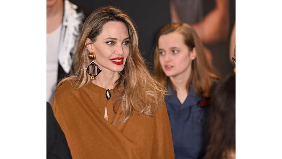 Angelina Jolie and daughter Vivienne 