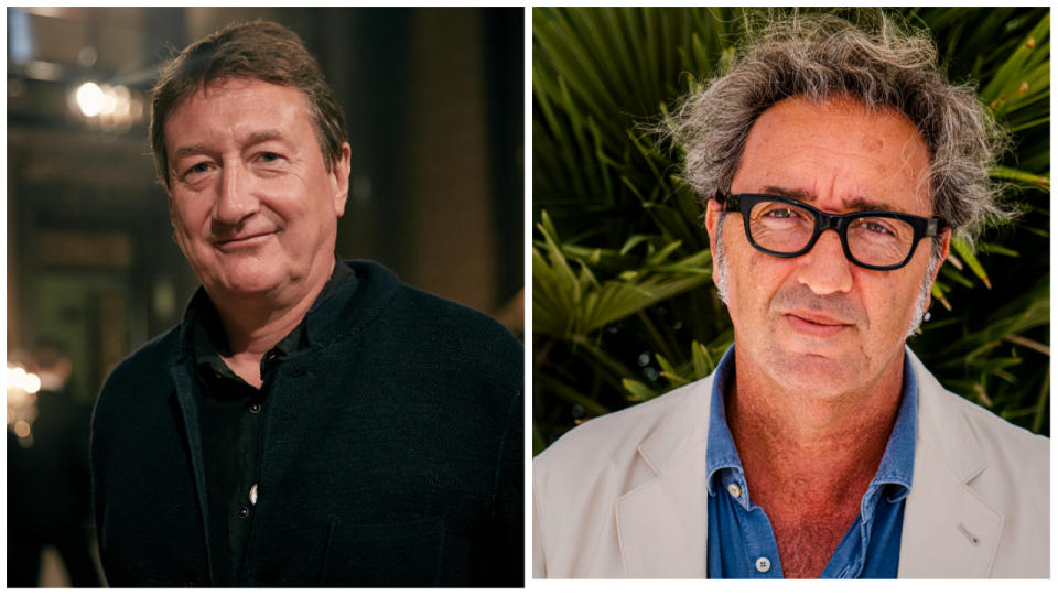 Steven Knight and Paolo Sorrentino - Credit: Caryn Mandabach Productions & Tiger Aspect / AP