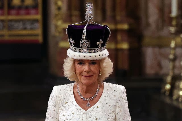 RICHARD POHLE/POOL/AFP via Getty Images Queen Camilla
