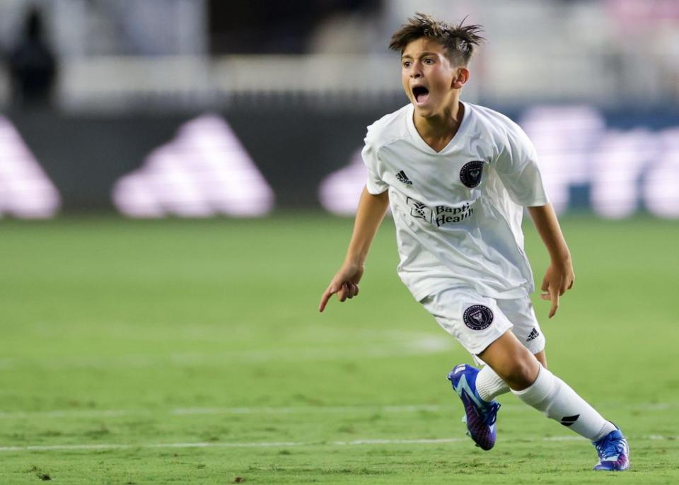 Thiago Messi recently participated in La Liga FC Futures. (Photo by Carmen Mandato/Getty Images)