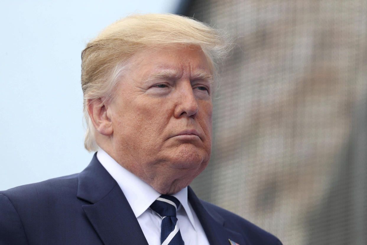 Former President Donald Trump is thought to be waiting until after the midterm elections in November before deciding whether he will run again for the White House. (AP)