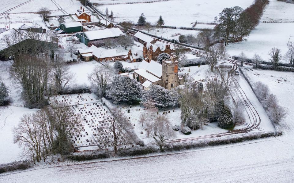 now surrounds St Peter & St Paul's Church at Ash in Kent