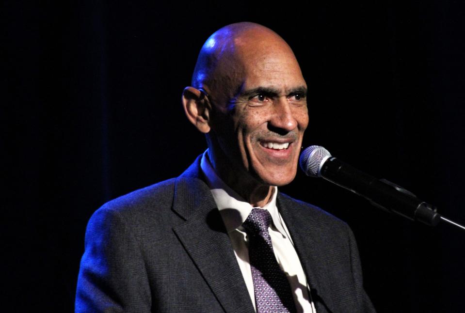 Tony Dungy talked about his NFL coaching career, which included coaching two Abilene Cooper graduates - Dominic Rhodes and Justin Snow, who played on the 2006 Super Bowl champion Indianapolis Colts. March 27 2023