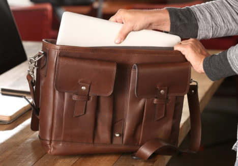 Pad & Quill Attaché Leather Bag