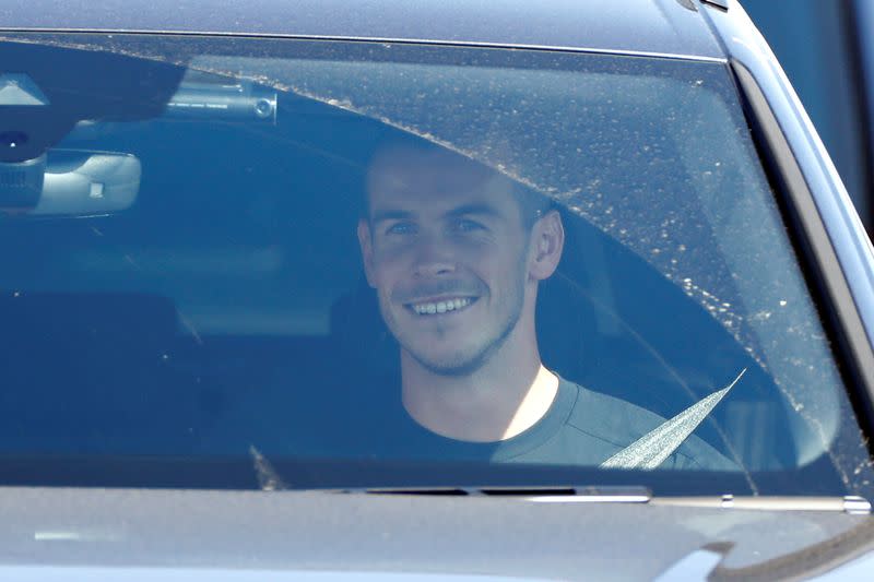 Gareth Bale arrives in London