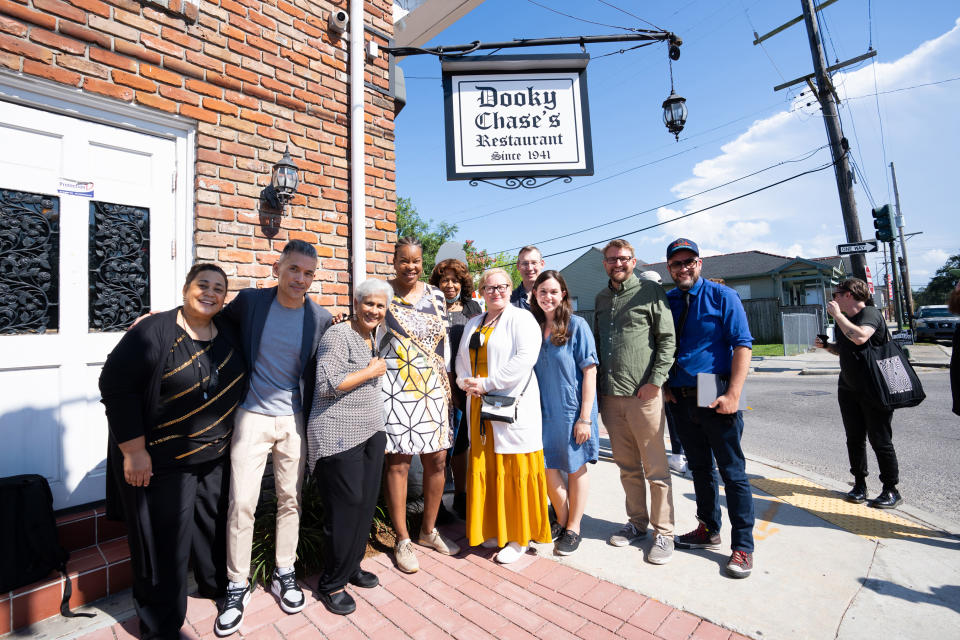 Walt Disney Imagineers research the Tiana's Bayou Adventure attraction at historic Dooky Chase's Restaurant in New Orleans. (Photo: Disney)